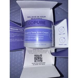 GOPURE Sculpt & Tone Arm Cream with 7% ProTight Firming Complex & Ashwagandha
